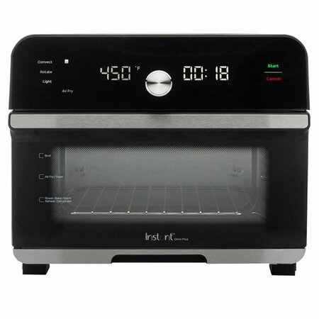 MORDER 15.7 x 16.5 x 13.9 in. Omni Stainless Steel Toaster Oven, Black MO3290487